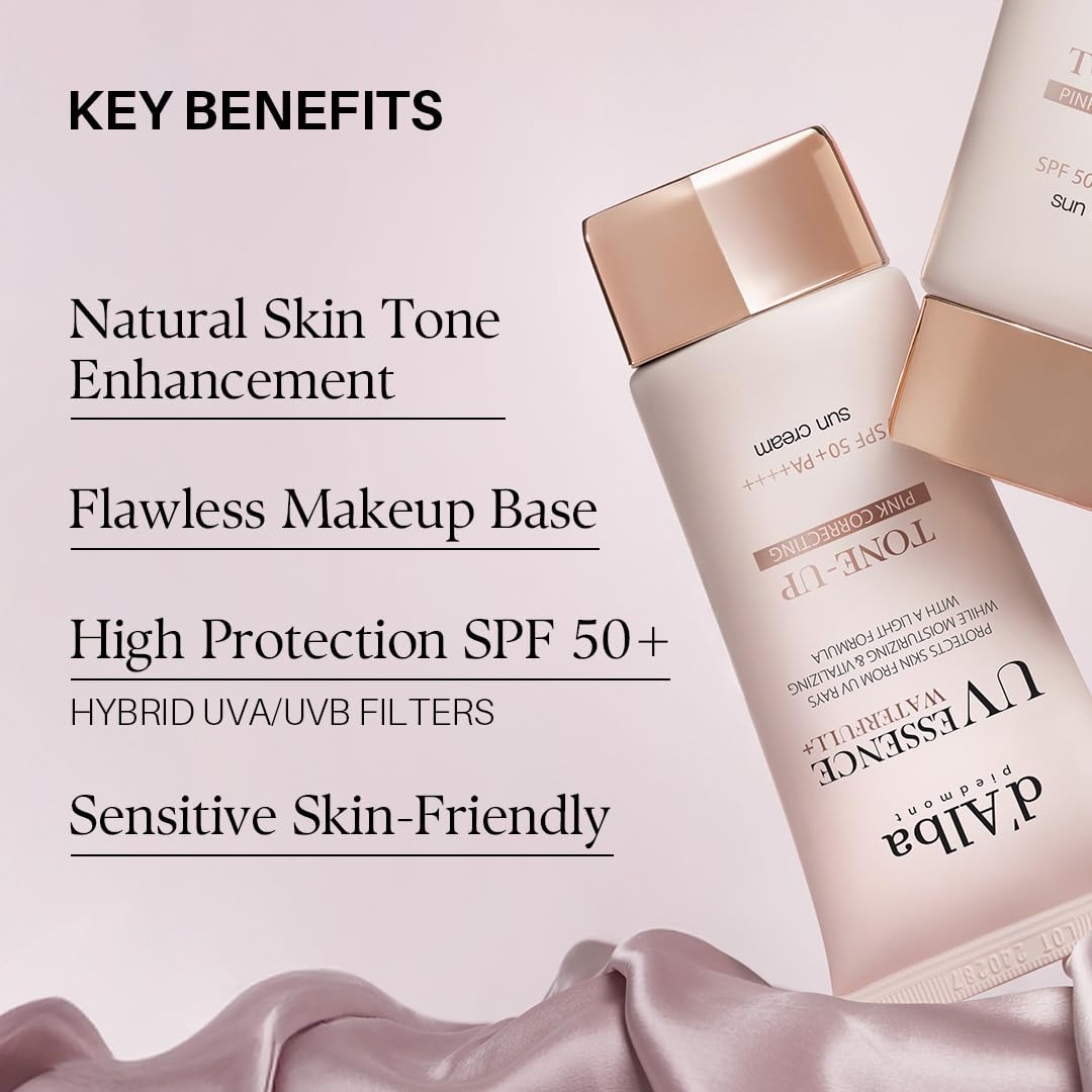 d’alba Piedmont Italian White Truffle Waterfull Tone‑Up Sunscreen Serum SPF 50+ PA++++ – 50 mL