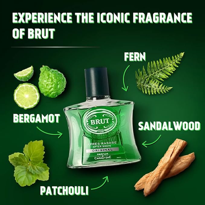 Brut Original After Shave Lotion for Men | Refreshing & Cooling After Shaving Liquid (100 ml0