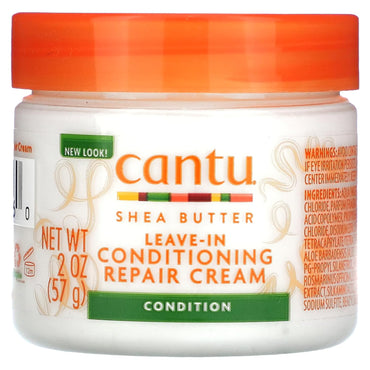 Cantu Shea Butter Leave-in Conditioning Repair Cream | Intensive Moisture & Repair for Dry, Damaged Hair