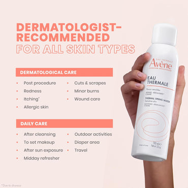 Avène Thermal Spring Water Facial Mist Spray | Soothing & Calming Face Hydration (150 ml)