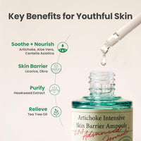 AXIS-Y Artichoke Intensive Skin Barrier Ampoule | Face Moisturizer & Dark Spot Corrector (30ml)