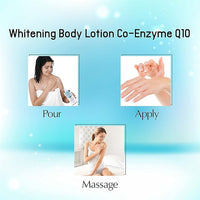 Scentio Milk Plus Organic Whitening Body Lotion with Co-Enzyme Q10 & Milk Protein – 400ml (Made in Thailand)