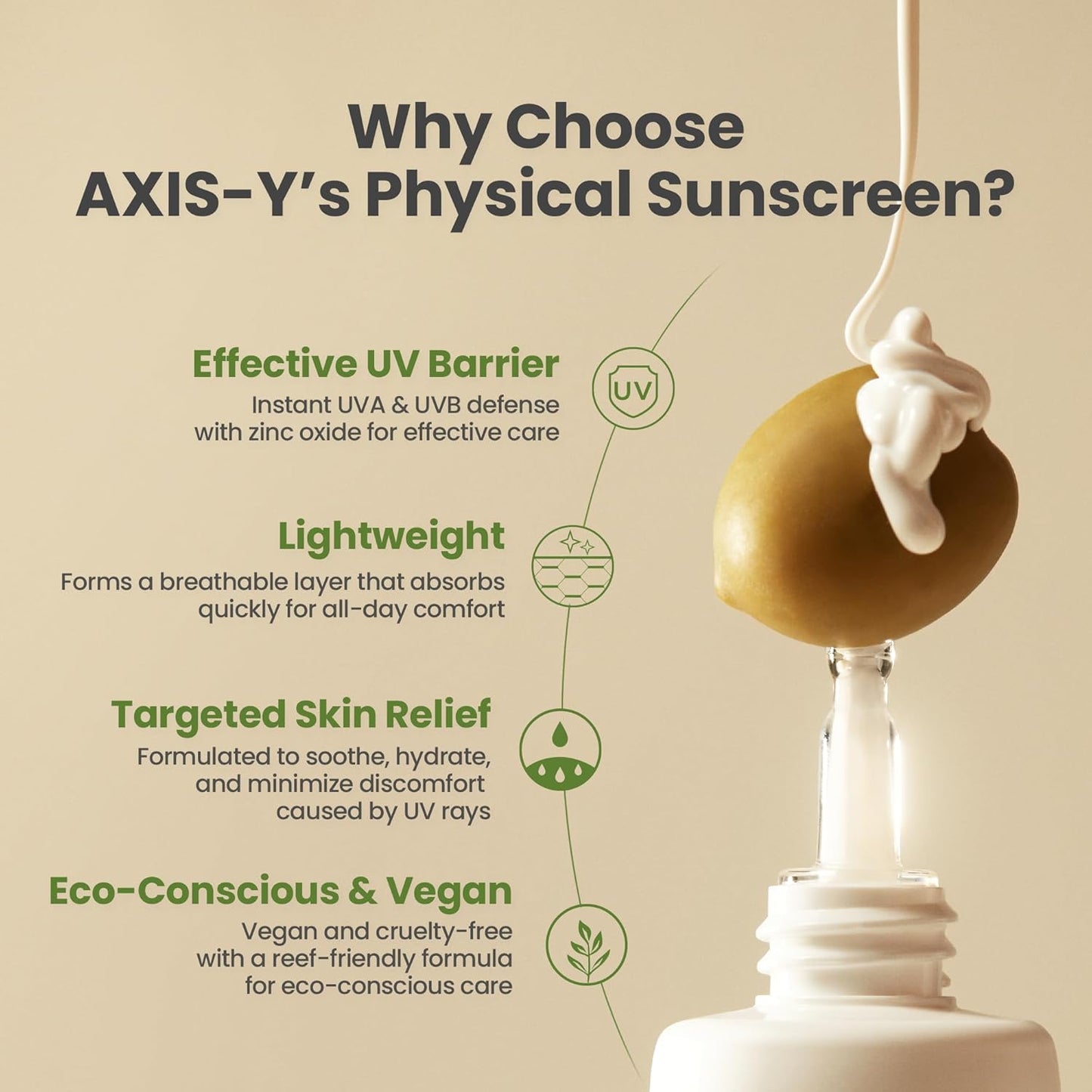 AXIS-Y Complete No-Stress Physical Sunscreen V3 SPF 50 (50ml)