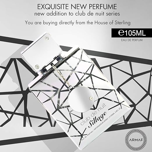 Armaf Club De Nuit Sillage Eau De Parfum for Men & Women 105ml | Premium Long-Lasting Unisex Fragrance