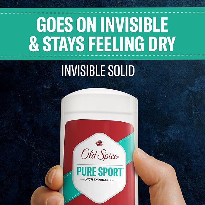Old Spice High Endurance Invisible Solid Men's Anti Perspirant & Deodorant Pure Sport Scent
