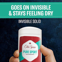 Old Spice High Endurance Invisible Solid Men's Anti Perspirant & Deodorant Pure Sport Scent