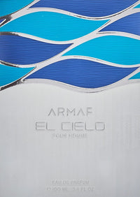 Armaf El Cielo Pour Homme Eau De Parfum for Men 100ml | Fresh, Woody & Long-Lasting Fragrance