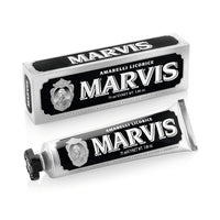 Marvis Amarelli Licorice Mint Toothpaste – 3.8 oz | Bold Licorice & Mint Flavor, Fights Tartar & Plaque, Freshens Breath