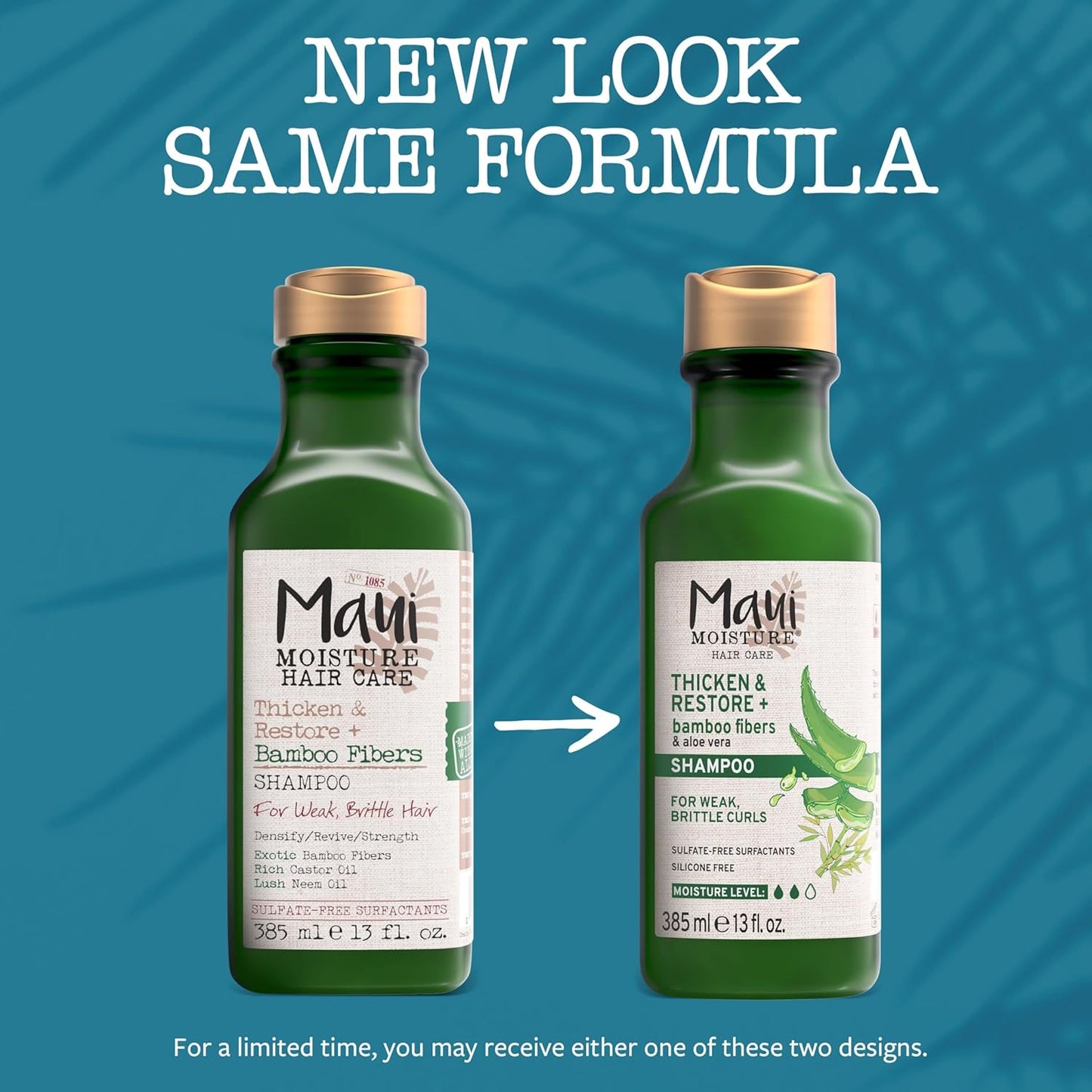 Maui Moisture Thicken & Restore + Bamboo Fiber Shampoo (385 ml)