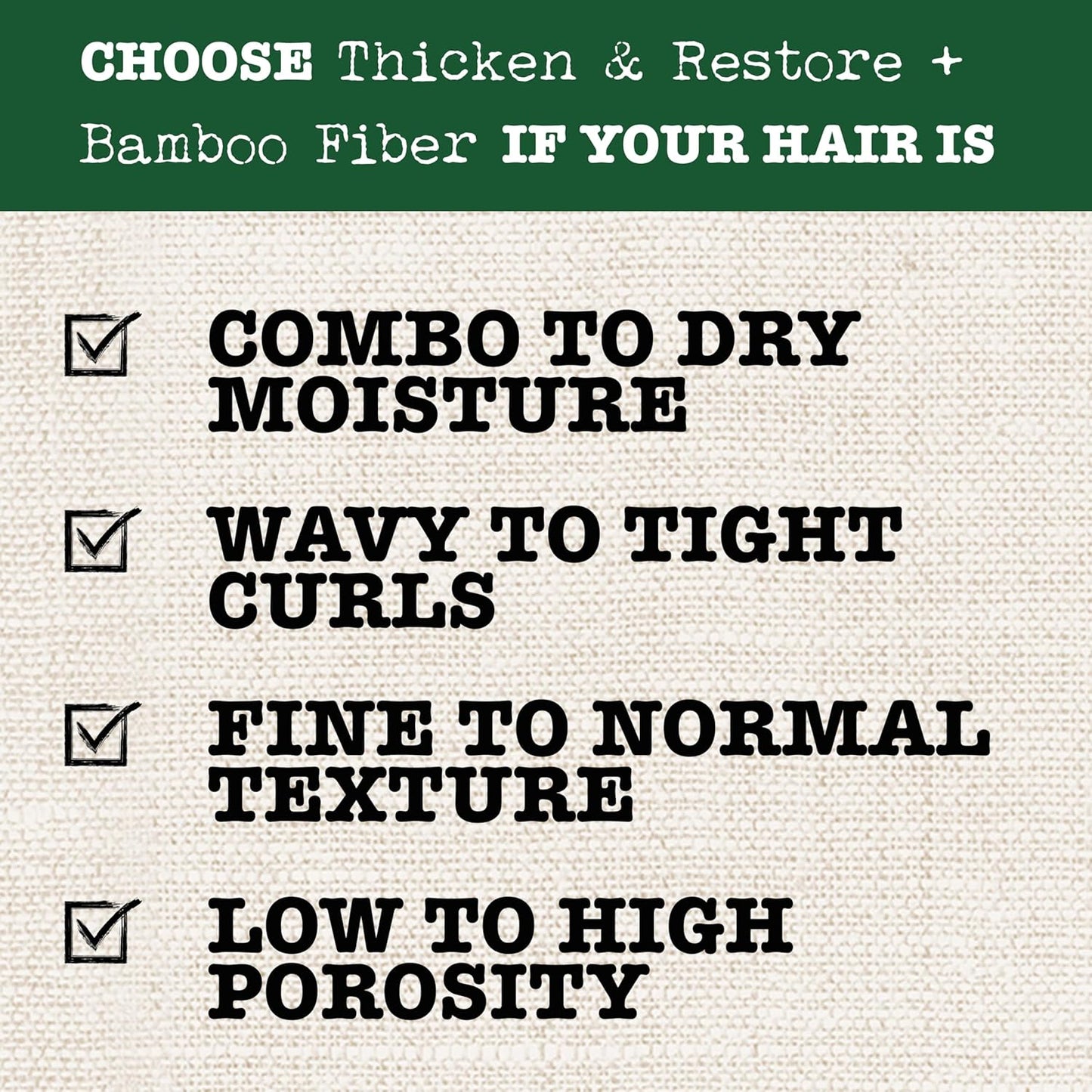 Maui Moisture Thicken & Restore + Bamboo Fiber Shampoo (385 ml)