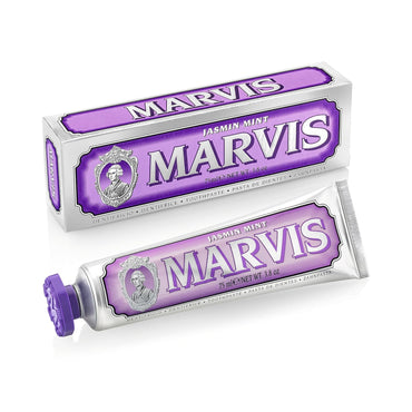 Marvis Jasmin Mint Toothpaste – 3.8 oz | Floral Mint Flavor, Fights Tartar & Plaque, Freshens Breath