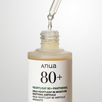 Soothe redness and strengthen the barrier with Anua Heartleaf 80+ Panthenol Ampoule. Lightweight, hydrating formula calms sensitive, acne‑prone skin and boosts moisture.