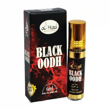Al-Hiza Black Oodh Attar - 6ml Roll-On Perfume | Alcohol-Free | Deep & Luxurious Oriental Fragrance