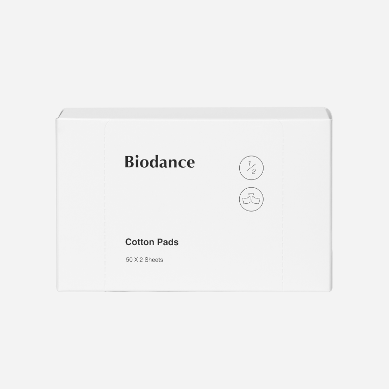 Biodance Cotton Pad (50×2 Sheets) | Lint‑Free, Soft Toner & Makeup Pads