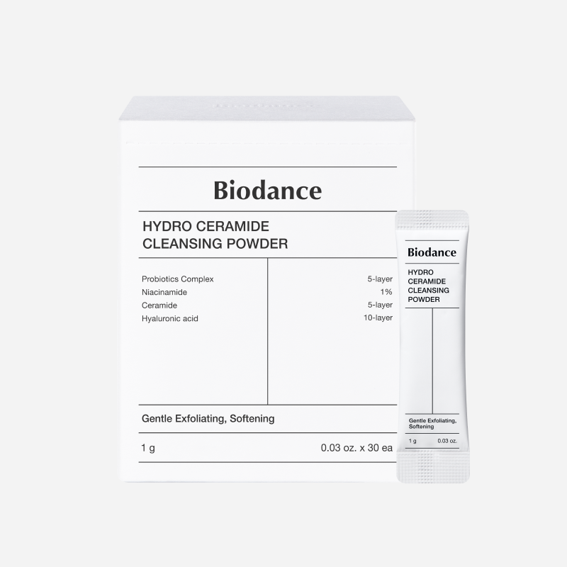 Biodance Hydro Ceramide Cleansing Powder (1g) | Gentle Travel‑Friendly Cleanser