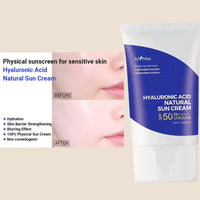 isstree hyaluronic acid natural sun cream
