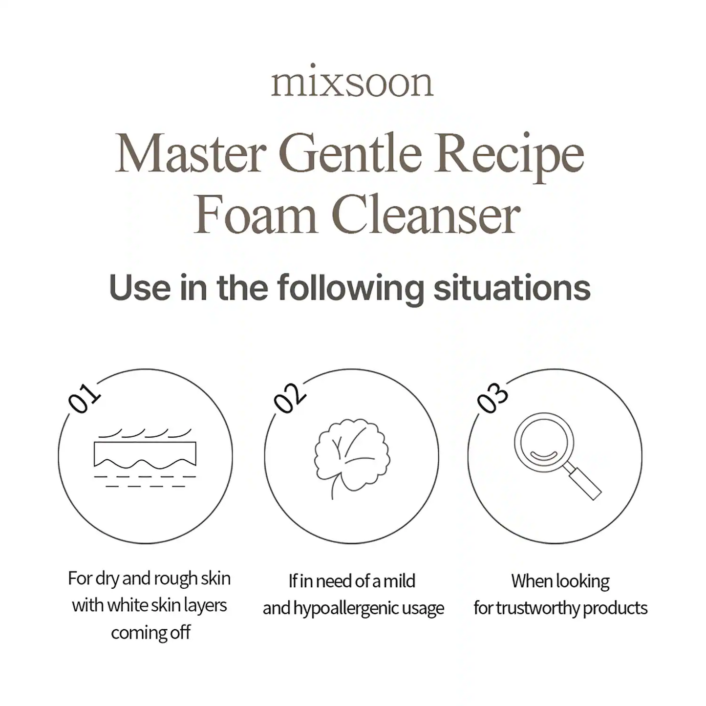 Mixsoon Master Gentle Recipe Foam Cleanser (150 ml)