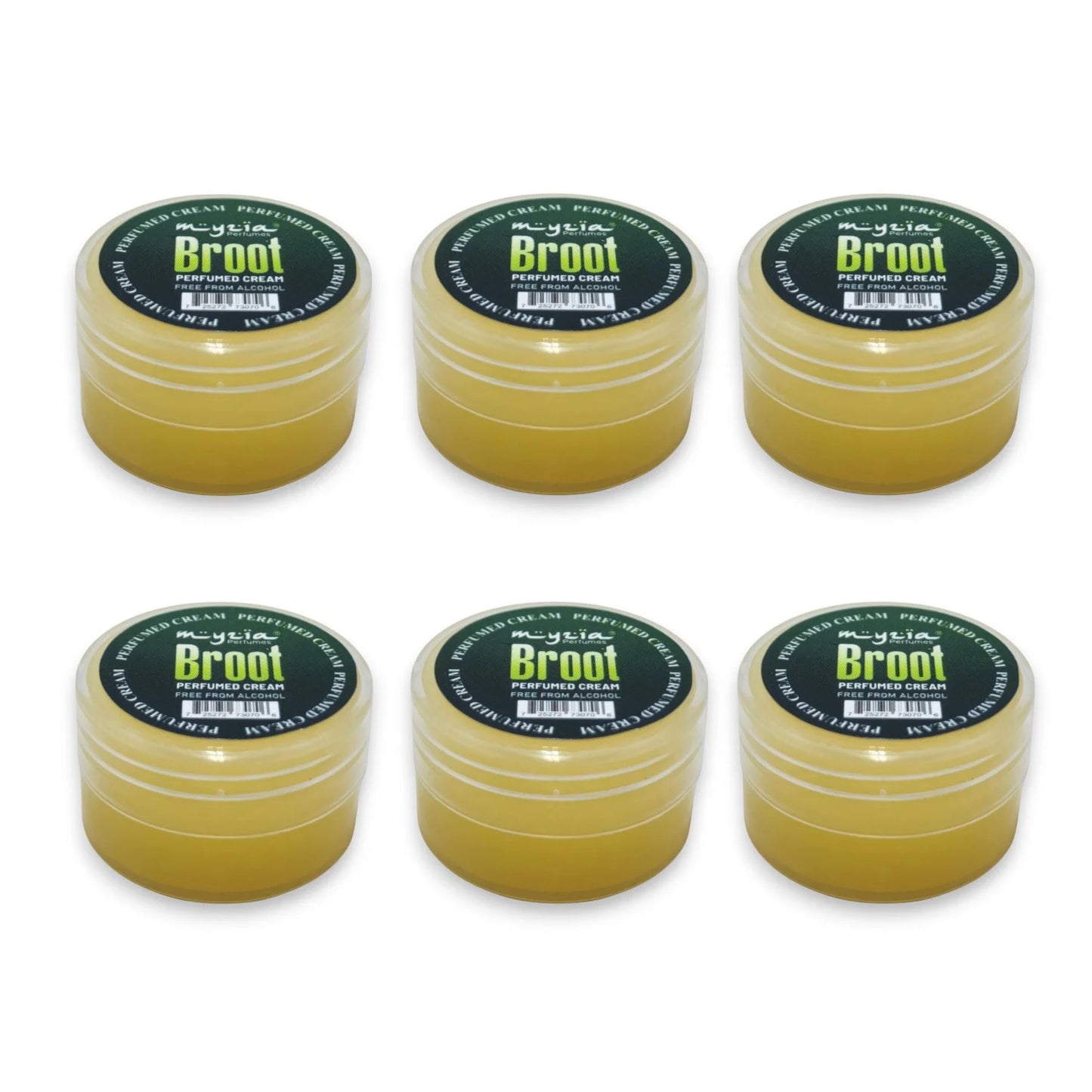 Myzia Broot Perfumed Cream – Long-Lasting Fragrance & Deep Moisturizing Body Cream (Pack of 6)