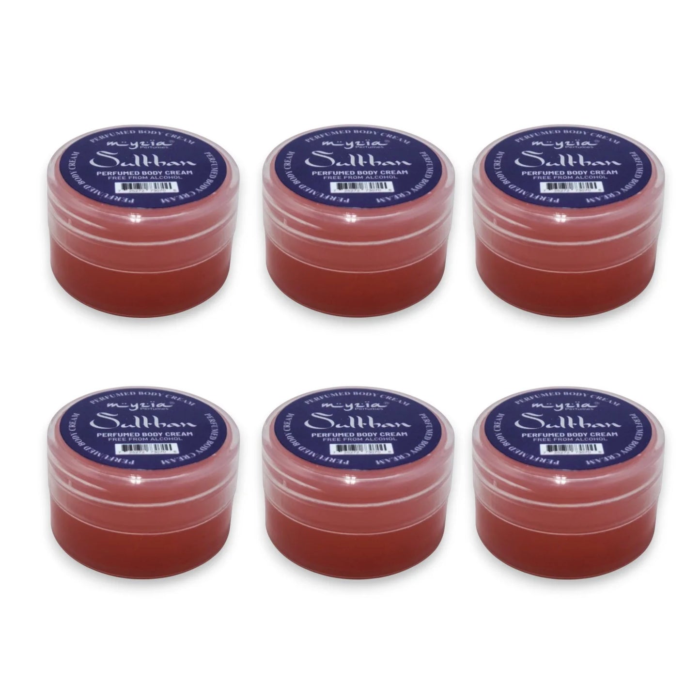Myzia Sulthan Perfumed Cream – Royal & Long-Lasting Fragrance  (Pack of 6)