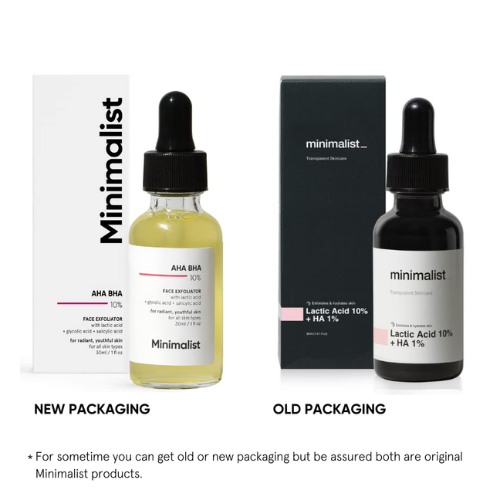 Minimalist AHA BHA 10% Face Exfoliator