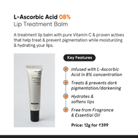 Minimalist L-Ascorbic Acid 8% Lip Treatment Balm