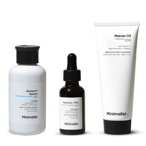Minimalist Dry Skincare Kit
