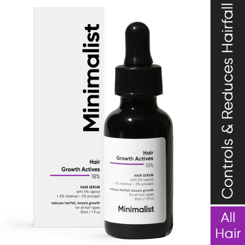 Minimalist Hair Growth Actives 18% Hair Serum 30ml