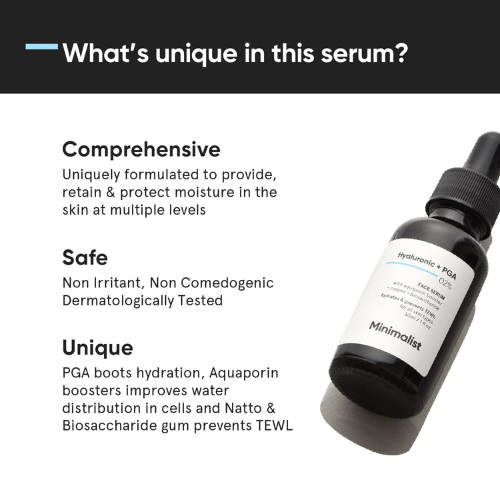 Minimalist Hyaluronic + PGA 2% Face Serum