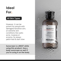 Minimalist Glycolic Acid 8% Exfoliating Liquid