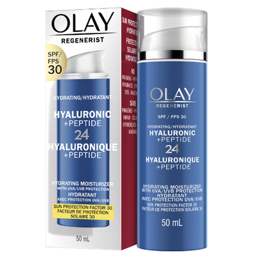 Olay Hyaluronic Hydrating Facial Moisturizer with Sunscreen SPF 30