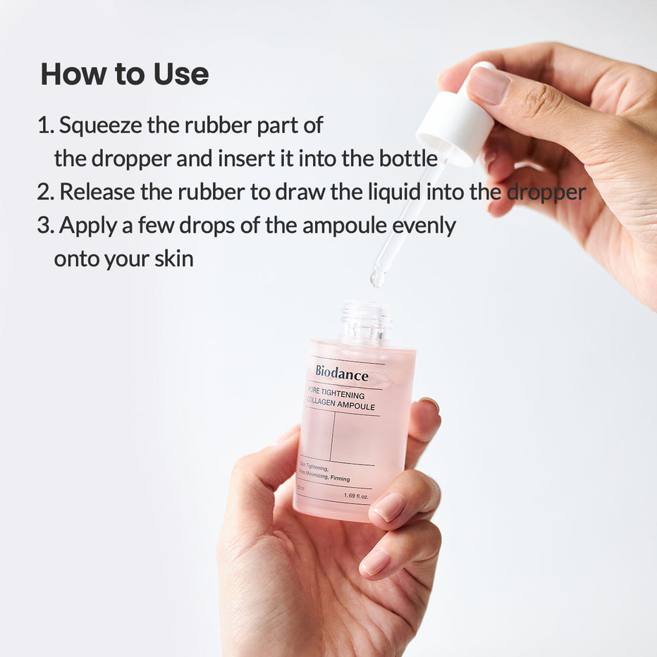 Biodance Pore Tightening Collagen Ampoule (30ml) | Firming & Pore-Refining Serum