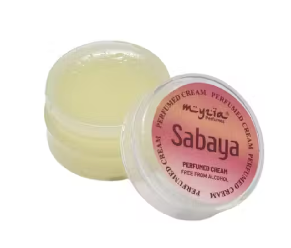 Myzia Sabaya Perfumed Cream – Long-Lasting Fragrance & Moisturizing Body Cream – 10g (Pack of 1)