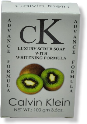 Calvin Klein Kiwi Luxury Scrub Soap with Whitening Formula – Brightening & Deep Cleansing