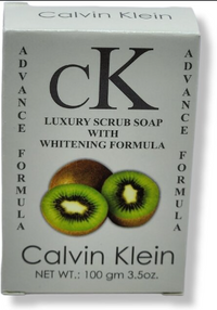Calvin Klein Kiwi Luxury Scrub Soap with Whitening Formula – Brightening & Deep Cleansing