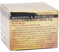 YC Whitening & Anti-Freckle Gold Caviar Day Cream – Brightening & Nourishing Daily Moisturizer (50g)