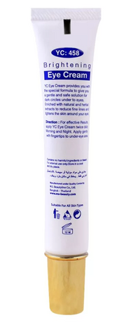 YC Brightening Eye Cream – Dark Circle & Puffiness Reducer for Radiant Eyes