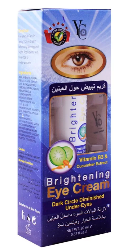 YC Brightening Eye Cream – Dark Circle & Puffiness Reducer for Radiant Eyes