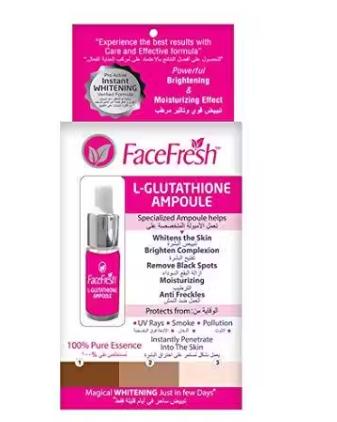 Face Fresh L-Glutathione Ampoule – Intensive Brightening & Anti-Aging Skin Treatment