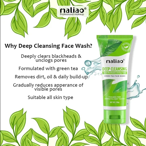 Maliao Deep Cleansing Face Wash – Clears Blackheads & Unclogs Pores
