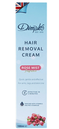 Dimples Hair Removal Cream – Smooth & Silky Skin, Painless Hair Removal