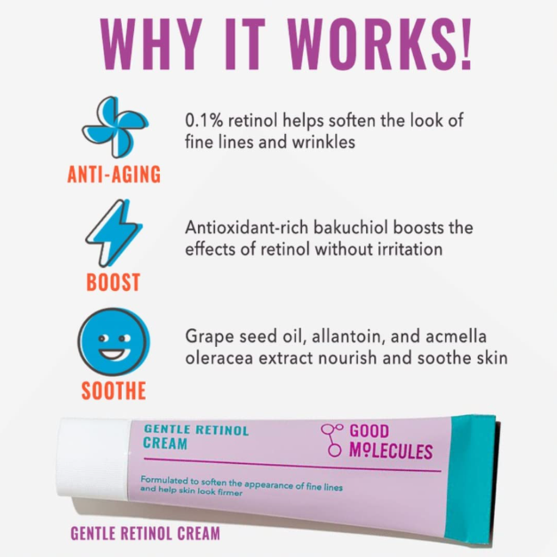 Gentle Retinol Cream – Anti-Aging, Brightening & Skin Renewal