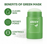 Green Tea Purifying Clay Mask Stick – Deep Cleanse & Oil Control for All Skin Types