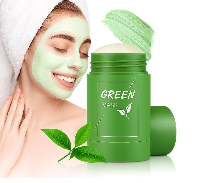 Green Tea Purifying Clay Mask Stick – Deep Cleanse & Oil Control for All Skin Types
