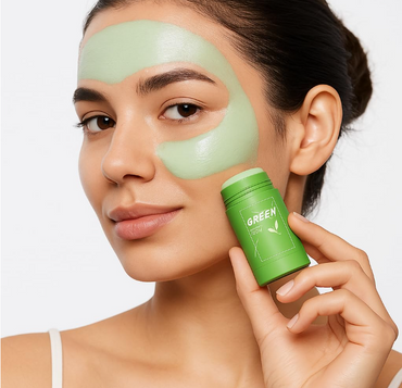 Green Tea Purifying Clay Mask Stick – Deep Cleanse & Oil Control for All Skin Types
