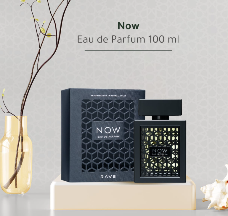 Now Eau de Parfum by Rave – 100ml | Fresh, Aquatic & Everyday Masculine Scent