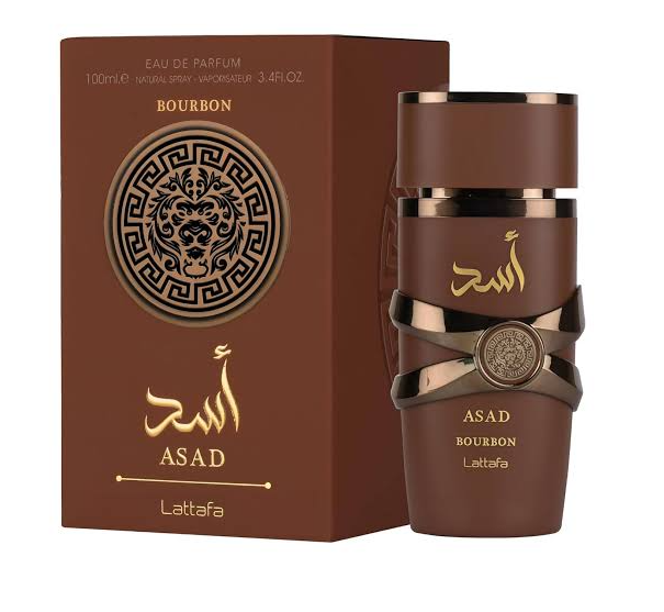 Lattafa Asad Bourbon Eau de Parfum – 100ml | Spicy, Warm & Elegant Masculine Scent