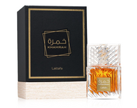 Lattafa Khamrah Eau de Parfum – 100ml | Warm, Spicy & Sweet Gourmand Scent Inspired by Angels’ Share