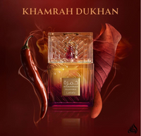 Lattafa Khamrah Dukhan Eau de Parfum – 100ml | Smoky, Spicy & Sweet Gourmand Perfume