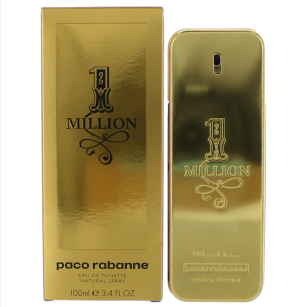 1 Million Eau de Toilette Natural Spray by Paco Rabanne – Iconic, Daring, Irresistible