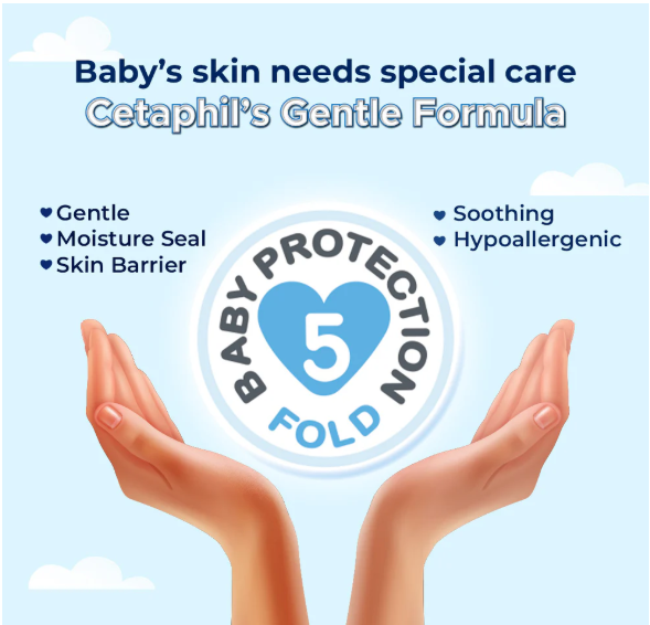 Cetaphil Baby Daily Lotion with Organic Calendula – Gentle Moisturizer for Baby’s Delicate Skin